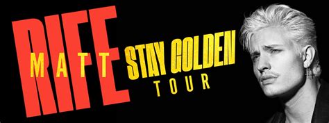 matt rife presale passcode|Just Announced: Matt Rifes 2025 Stay Golden Tour—Grab the。